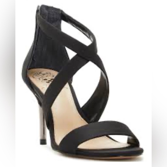 COPY - VINCE CAMUTO PASCALLIA HIGH HEEL BLACK DRESS SHOE BLACK NEW 10 MEDIUM - Picture 2 of 9